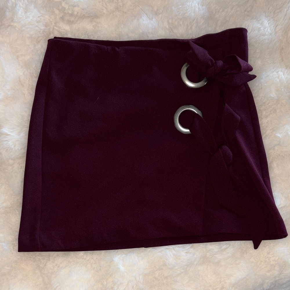 Maroon Skirt Size Small
